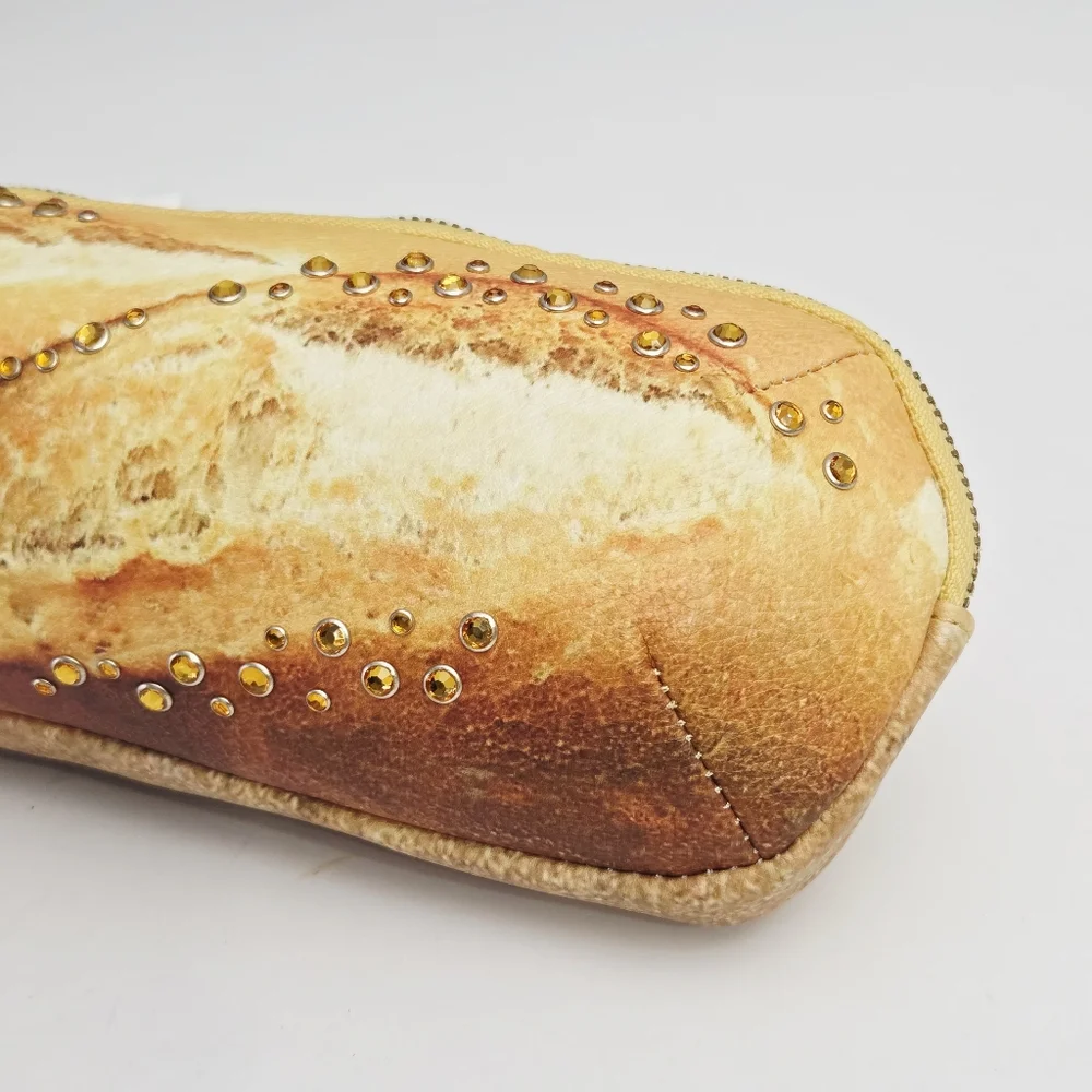 RARE BETSEY JOHNSON J'TAIME CARBS BAG-UETTE CLUTCH CROSSBODY BAG - Picture 9 of 15